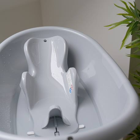 Transat de bain daphné Blanc muguet+Émeraude+Gris charme+Vert céladon 17 - vertbaudet enfant 