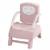 Rehausseur de chaise bébé évolutif 2 en 1 Ananas+Marron glacé+Rose poudré 12 - vertbaudet enfant 