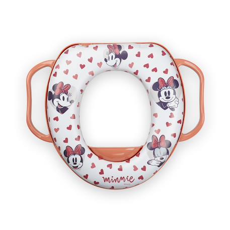 Reducteur wc confort avec poignees minnie collector Rose 1 - vertbaudet enfant 