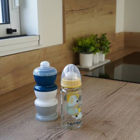 Boite de transport de lait Émeraude+Fleur bleue+Gris charme+Rose poudré 2 - vertbaudet enfant 