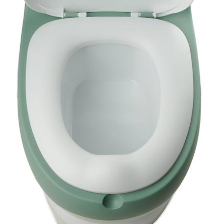 Mini toilettes vert sauge avec bruit de chasse d'eau Vert 5 - vertbaudet enfant 