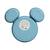 Assiette silhouette tete de mickey collector Bleu 2 - vertbaudet enfant 