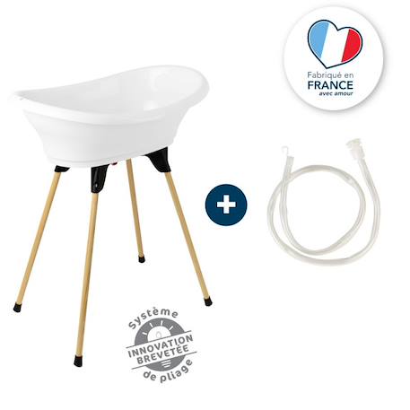 Kit baignoire vasco Blanc muguet+Bleu océan+Fleur bleue+Gris charme+Rose poudré 1 - vertbaudet enfant 