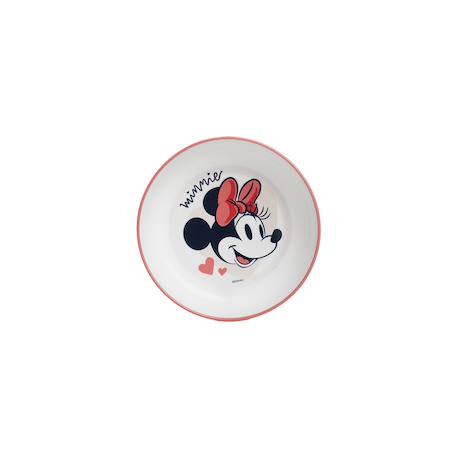 Coffret repas 3 pièces gobelet/bol/assiette minnie Rose 5 - vertbaudet enfant 