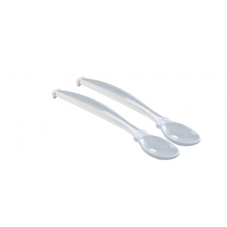 2 cuillères douces Fleur bleue+Gris charme 1 - vertbaudet enfant 