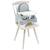 Rehausseur évolutif 3 en 1 edgar gris charme/ blanc muguet Gris 3 - vertbaudet enfant 