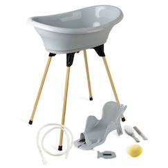 Puériculture-Pack bain vasco 7 en 1 gris charme