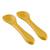 Lot de 2 cuillères silicone Jaune miel+Vert cactus 2 - vertbaudet enfant 