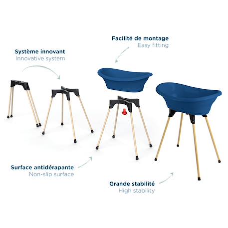 Pack transat vasco 5 bleu ocean Bleu 3 - vertbaudet enfant 
