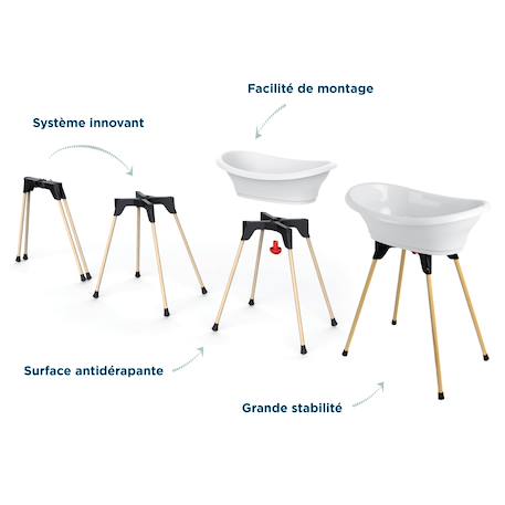 Pack transat vasco 5 blanc muguet Blanc 3 - vertbaudet enfant 