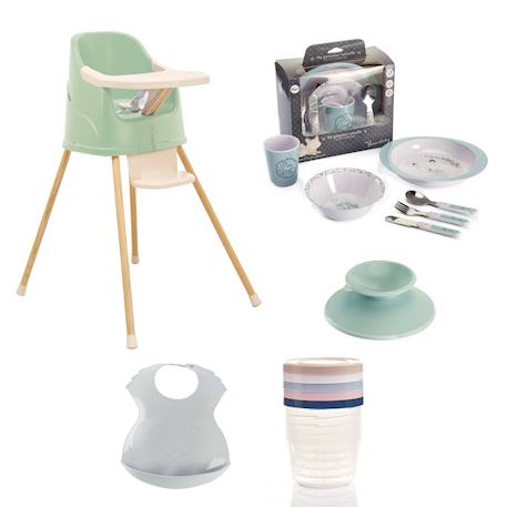 Pack repas youpla Vert 1 - vertbaudet enfant 