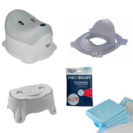 Pack hygiène Gris 1 - vertbaudet enfant 