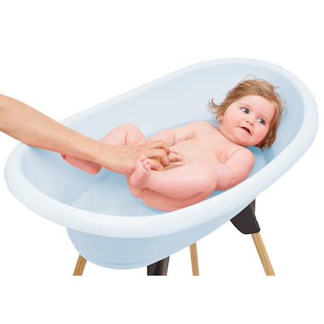 Kit baignoire vasco Blanc muguet+Bleu océan+Fleur bleue+Gris charme+Rose poudré 14 - vertbaudet enfant 
