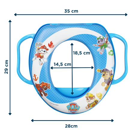 Reducteur wc confort avec poignees pat patrouille collector Bleu 3 - vertbaudet enfant 