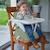 Rehausseur de chaise gusto 2 en 1 évolutif Vert 2 - vertbaudet enfant 