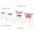 Pack transat vasco 5 rose poudré Rose 3 - vertbaudet enfant 