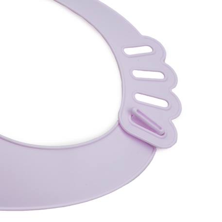 Bavoir bibou avec récupérateur Gris charme+Jaune citron+Lilas+Vert céladon 13 - vertbaudet enfant 