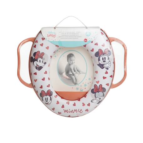 Reducteur wc confort avec poignees minnie collector Rose 3 - vertbaudet enfant 