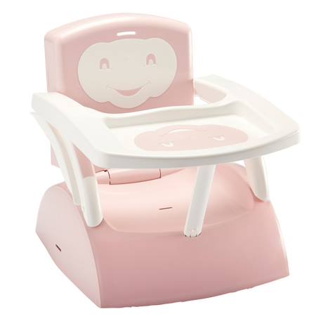 Rehausseur de chaise bébé évolutif 2 en 1 Ananas+Marron glacé+Rose poudré 11 - vertbaudet enfant 