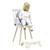 Rehausseur évolutif 3 en 1 edgar gris charme/ blanc muguet Gris 4 - vertbaudet enfant 