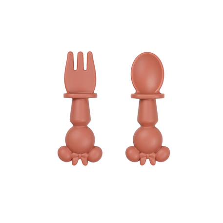 Set de 2 couverts silicone minnie collector Rose 1 - vertbaudet enfant 