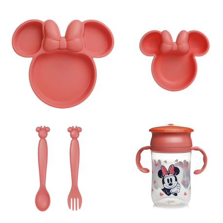 Pack repas silhouette - minnie Rose 1 - vertbaudet enfant 