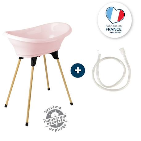Kit baignoire vasco Blanc muguet+Bleu océan+Fleur bleue+Gris charme+Rose poudré 21 - vertbaudet enfant 