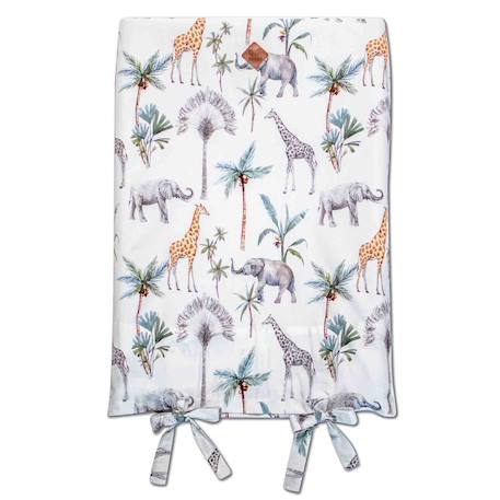 Housse de matelas à langer + tapis de change safari Safari, vert, gris, blanc 4 - vertbaudet enfant 