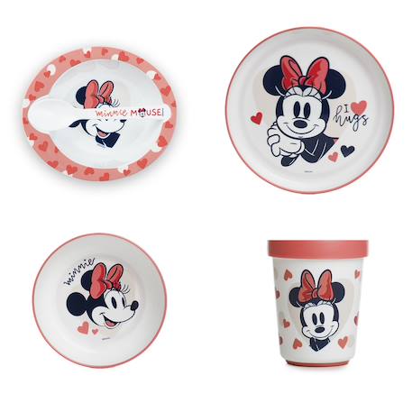 Pack repas 2ème âge minnie - collector Rose 1 - vertbaudet enfant 