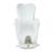 Transat de bain daphné Blanc muguet+Émeraude+Gris charme+Vert céladon 4 - vertbaudet enfant 