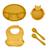Pack repas silicone Jaune 1 - vertbaudet enfant 
