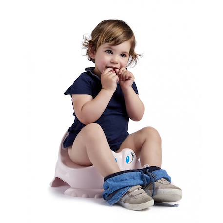 Pot rigolo Blanc muguet+Fleur bleue+Rose poudré 15 - vertbaudet enfant 