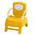 Rehausseur de chaise bébé évolutif 2 en 1 Ananas+Marron glacé+Rose poudré 2 - vertbaudet enfant 