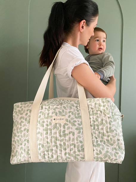 Sac à langer vert imprimé 1 - vertbaudet enfant 