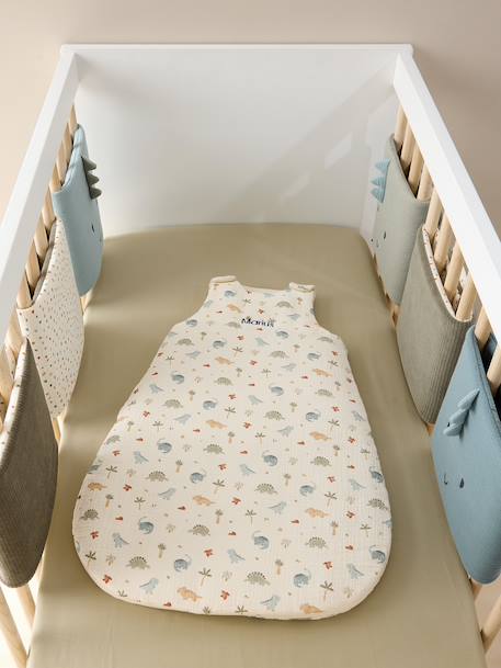 Gigoteuse personnalisable en gaze de coton MINISAURUS multicolore 4 - vertbaudet enfant 