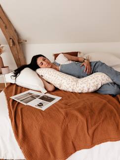 Housse Coussin Allaitement Vertbaudet - Imprimé Fleuri, 150cm, Coton, Lavable Machine