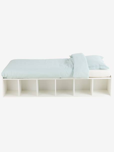 Lit enfant SQUARE avec rangement blanc 6 - vertbaudet enfant 