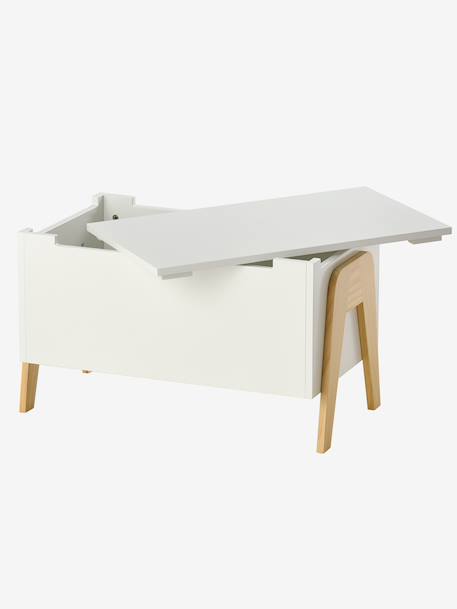 Coffre à jouets RÉTRO blanc 3 - vertbaudet enfant 