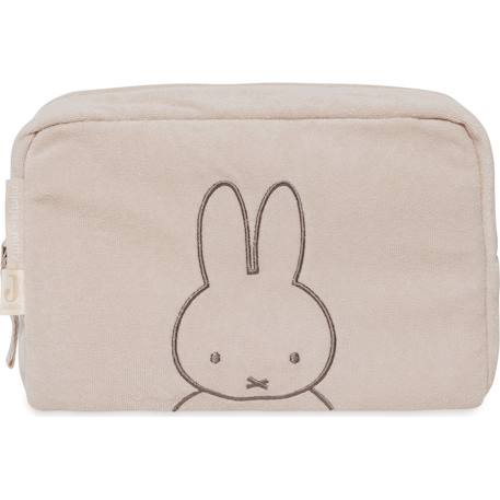 Trousse de toilette en éponge miffy nougat Beige, noir 1 - vertbaudet enfant 