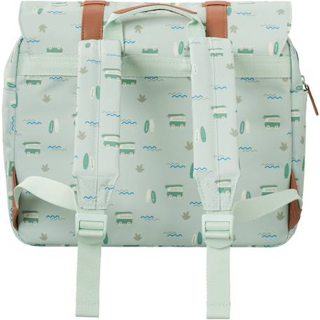 Cartable a4 maternelle Bleu, beige, marron+Marron, blanc+Marron, bleu+Olive, marron,blanc+Rose+Rose, marron, noir+Vert 19 - vertbaudet enfant 