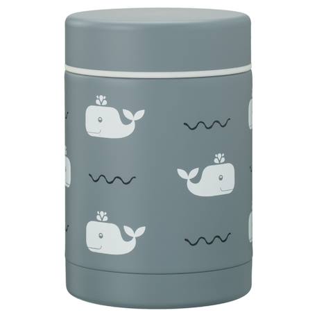 Thermos alimentaire Bleu, blanc+Marron, bleu 1 - vertbaudet enfant 