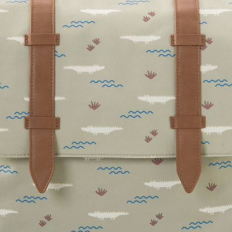 Cartable a4 maternelle Bleu, beige, marron+Ecru, marron, rouge+Marron, blanc+Marron, bleu+Olive, marron,blanc+Rose+Rose, marron, noir+Vert+Vert, bleu, écru 25 - vertbaudet enfant 