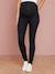 Skinny de grossesse en toile stretch Marron chocolat+noir 9 - vertbaudet enfant 