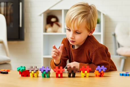 Boite jeu de construction big 50 pcs Basic+Pastel 2 - vertbaudet enfant 