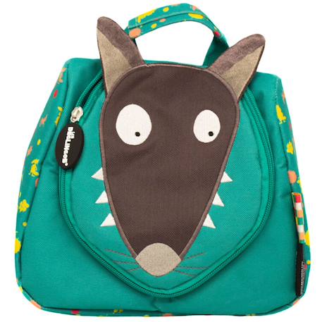 Trousse de toilette loup Vert, noir, jaune 1 - vertbaudet enfant 