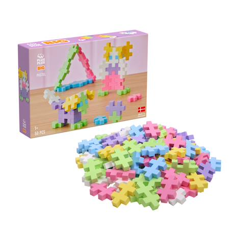 Boite jeu de construction big 50 pcs Basic+Pastel 5 - vertbaudet enfant 