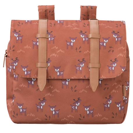 Cartable a4 maternelle Bleu, beige, marron+Marron, blanc+Marron, bleu+Olive, marron,blanc+Rose+Rose, marron, noir+Vert 4 - vertbaudet enfant 