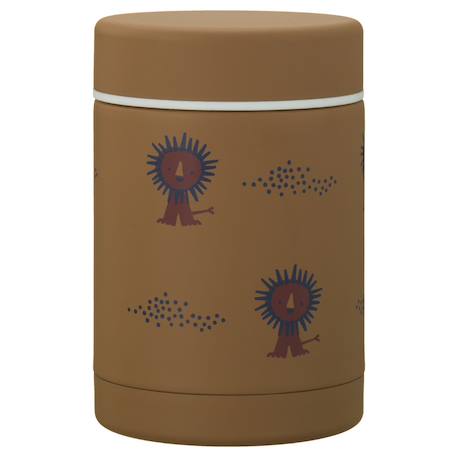 Thermos alimentaire Bleu, blanc+Marron, bleu 4 - vertbaudet enfant 