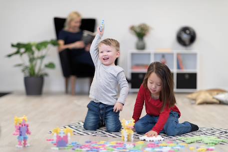 Boite jeu de construction big 50 pcs Basic+Pastel 7 - vertbaudet enfant 