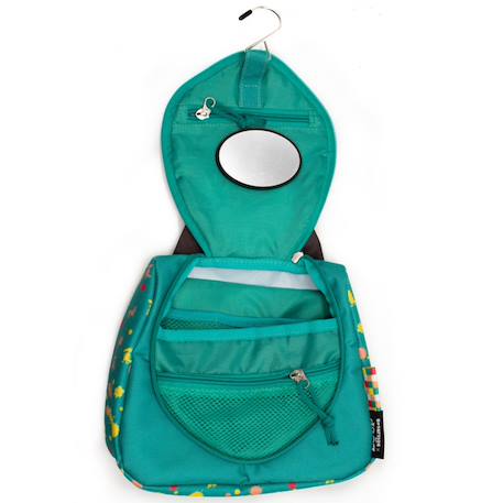 Trousse de toilette loup Vert, noir, jaune 2 - vertbaudet enfant 